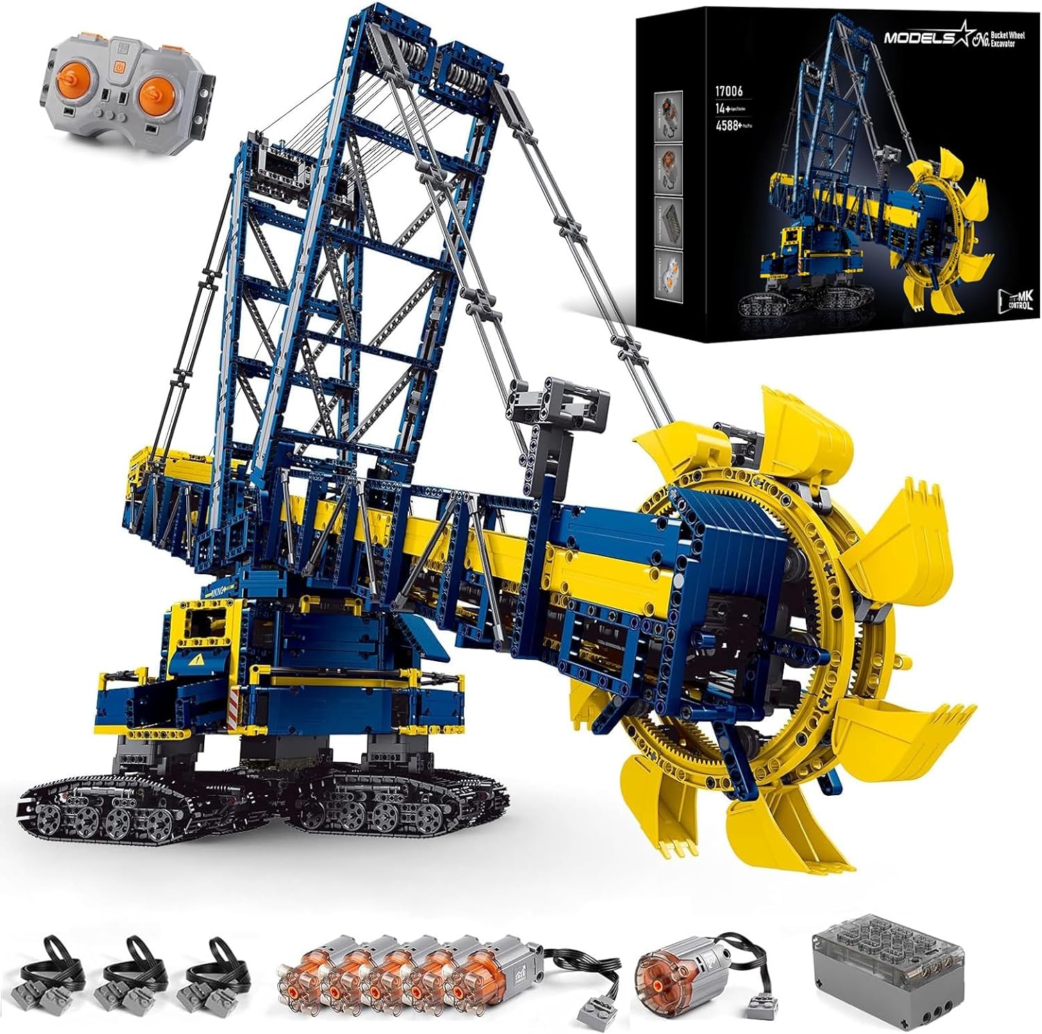 Bucket Wheel Excavator Remote Controlled 4588pcs-Building Blocks set -Turbo Moc