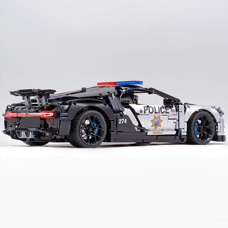 Bugatti Chiron Police 4031pcs-Building Blocks set -Turbo Moc