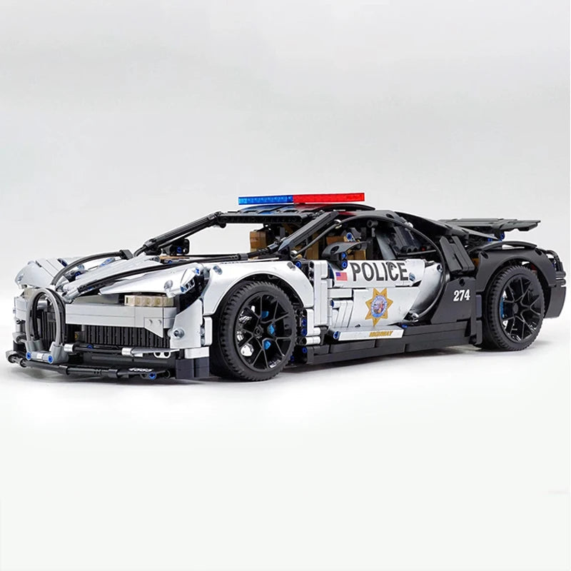 Bugatti Chiron Police 4031pcs-Building Blocks set -Turbo Moc