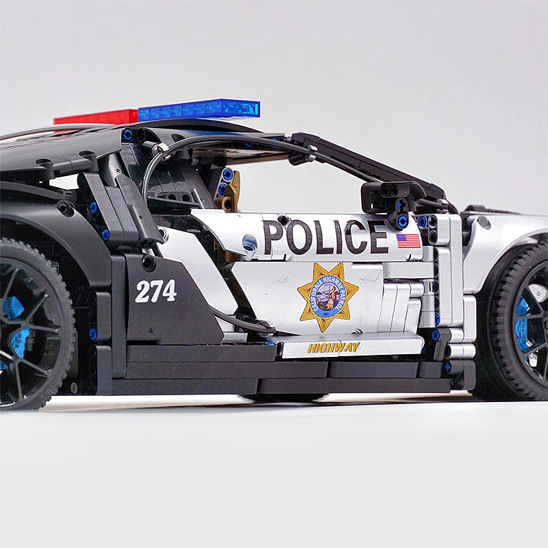 Bugatti Chiron Police 4031pcs-Building Blocks set -Turbo Moc