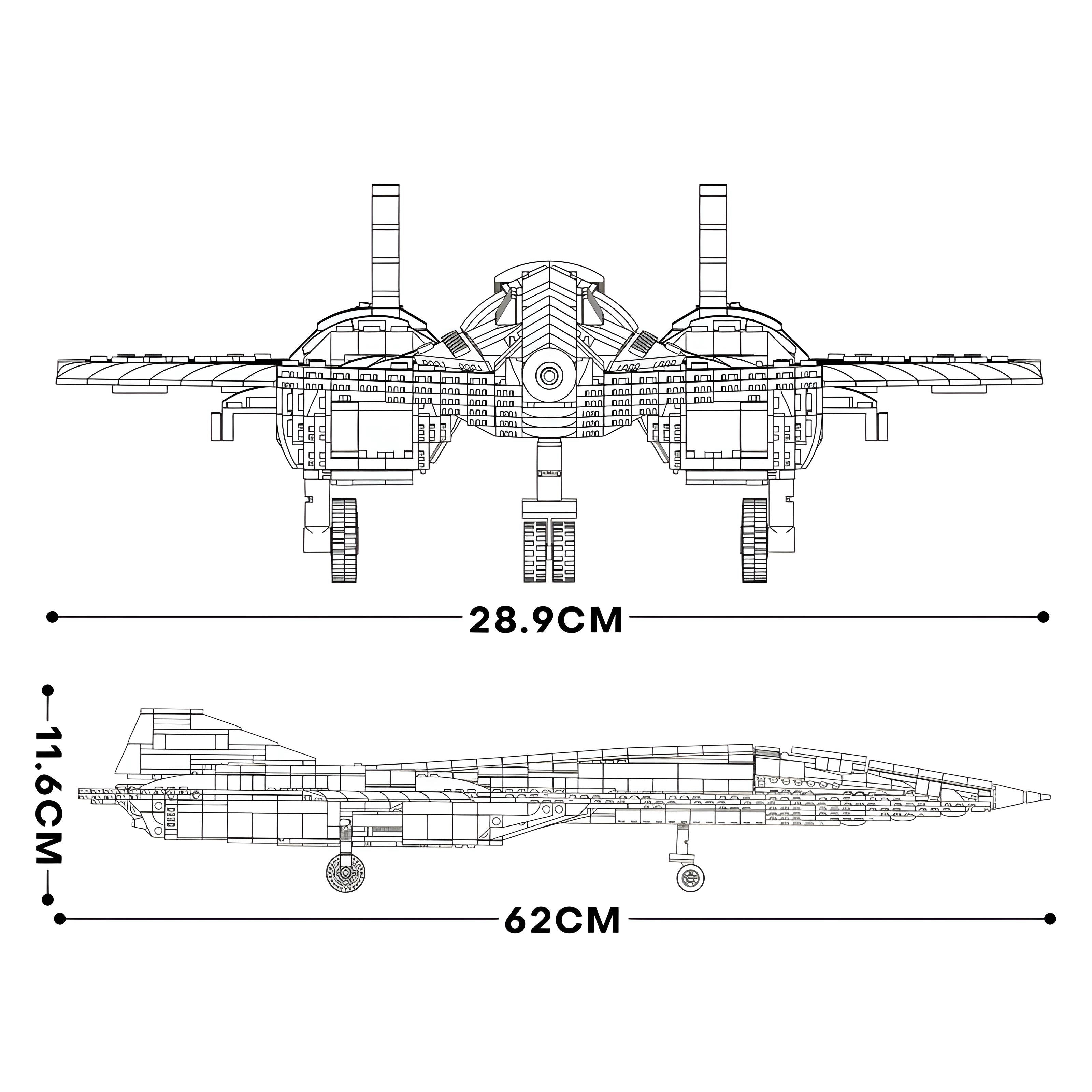 Image of product sr-72-reconnaissance-aircraft-2073pcs