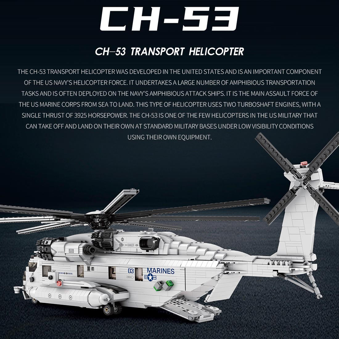 Image of product moc-127265-sikorsky-ch-53e-super-stallion-mass-production