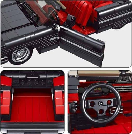 Cadillac Eldorado 1245pcs-Building Blocks set -Turbo Moc