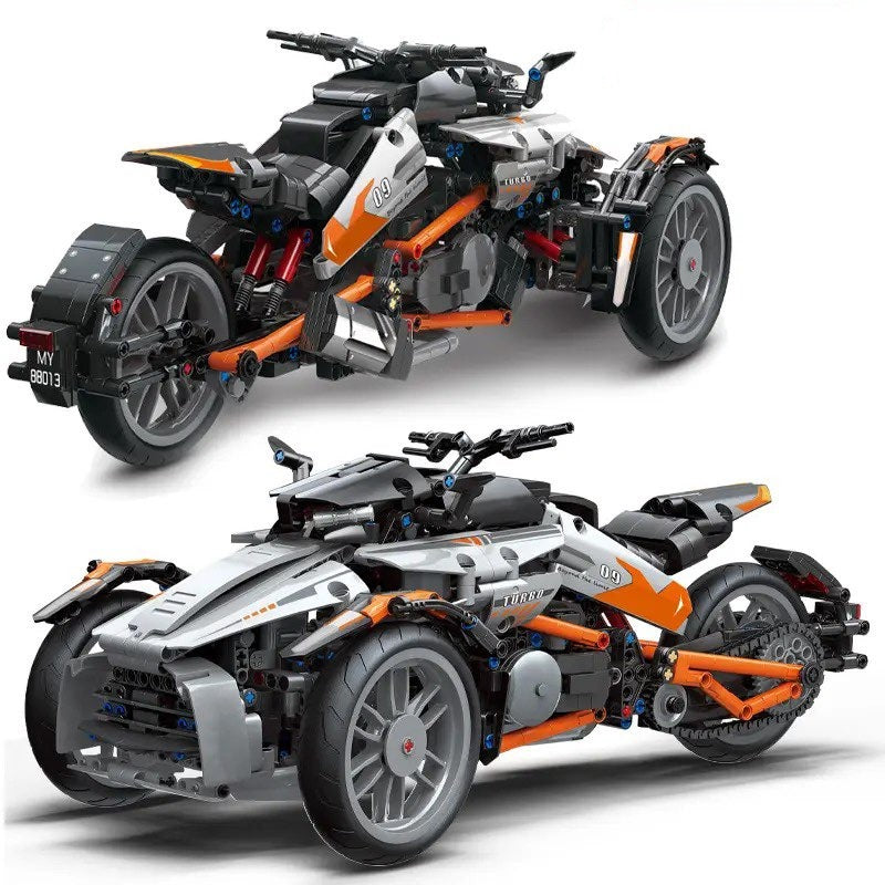 Can-Am Spyder F3 2021 1228pcs-Building Blocks set -Turbo Moc