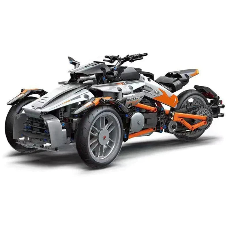 Can-Am Spyder F3 2021 1228pcs - Compatible Lego Building Kit by Turbo Moc