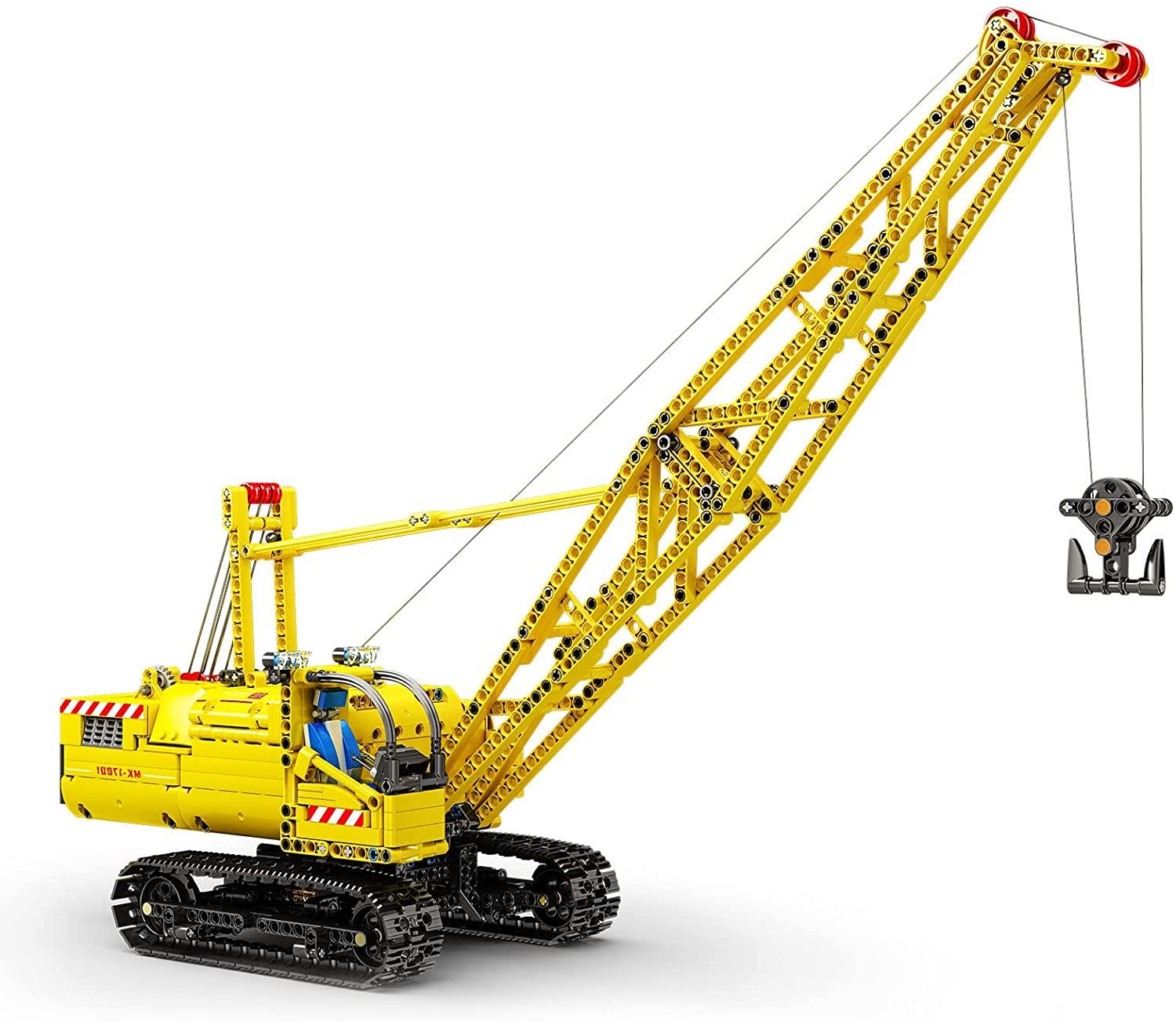 Caterpillar crane with remote control 1205pcs-Building Blocks set -Turbo Moc