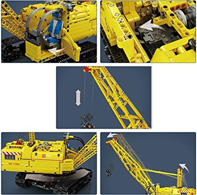 Caterpillar crane with remote control 1205pcs-Building Blocks set -Turbo Moc