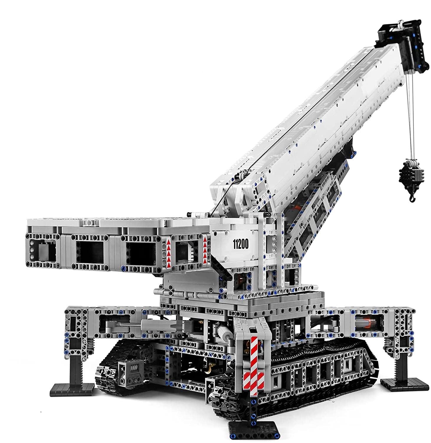 Caterpillar crane with remote control 4000pcs-Building Blocks set -Turbo Moc