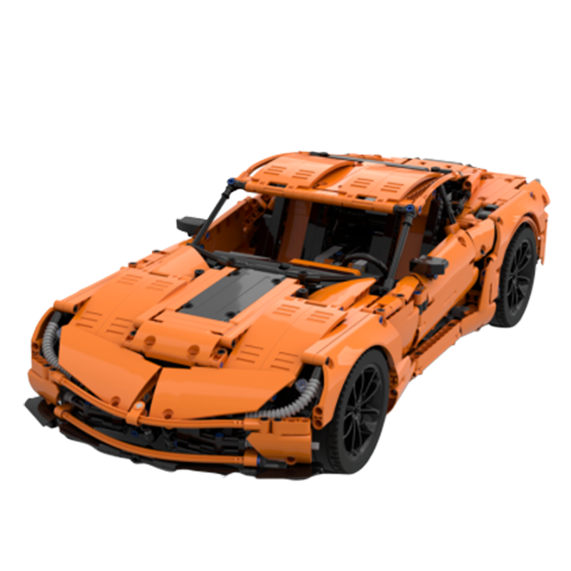 Chevrolet Corvette C7 Stingray | 1908pcs-Building Blocks set -Turbo Moc