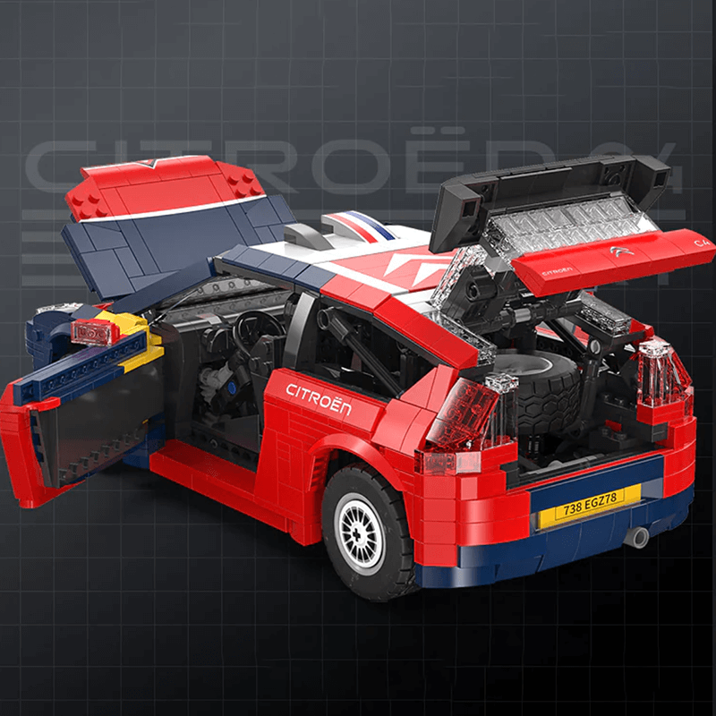 Citroen C4 WRC 2008 1568pcs-Building Blocks set -Turbo Moc