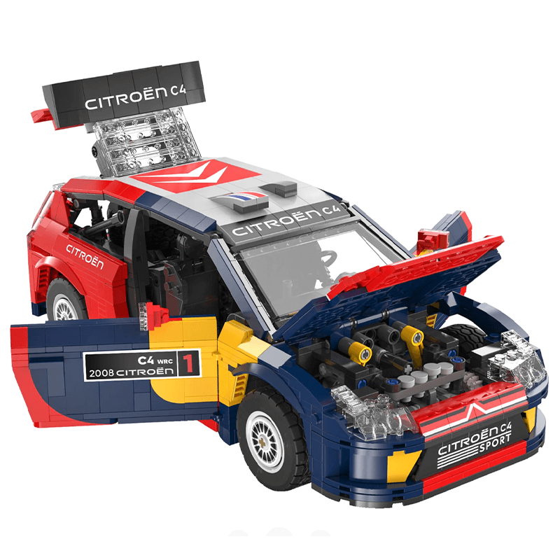 Citroen C4 WRC 2008 1568pcs-Building Blocks set -Turbo Moc