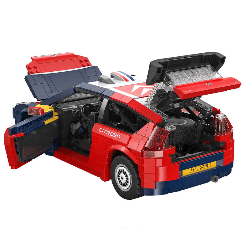 Citroen C4 WRC 2008 1568pcs-Building Blocks set -Turbo Moc