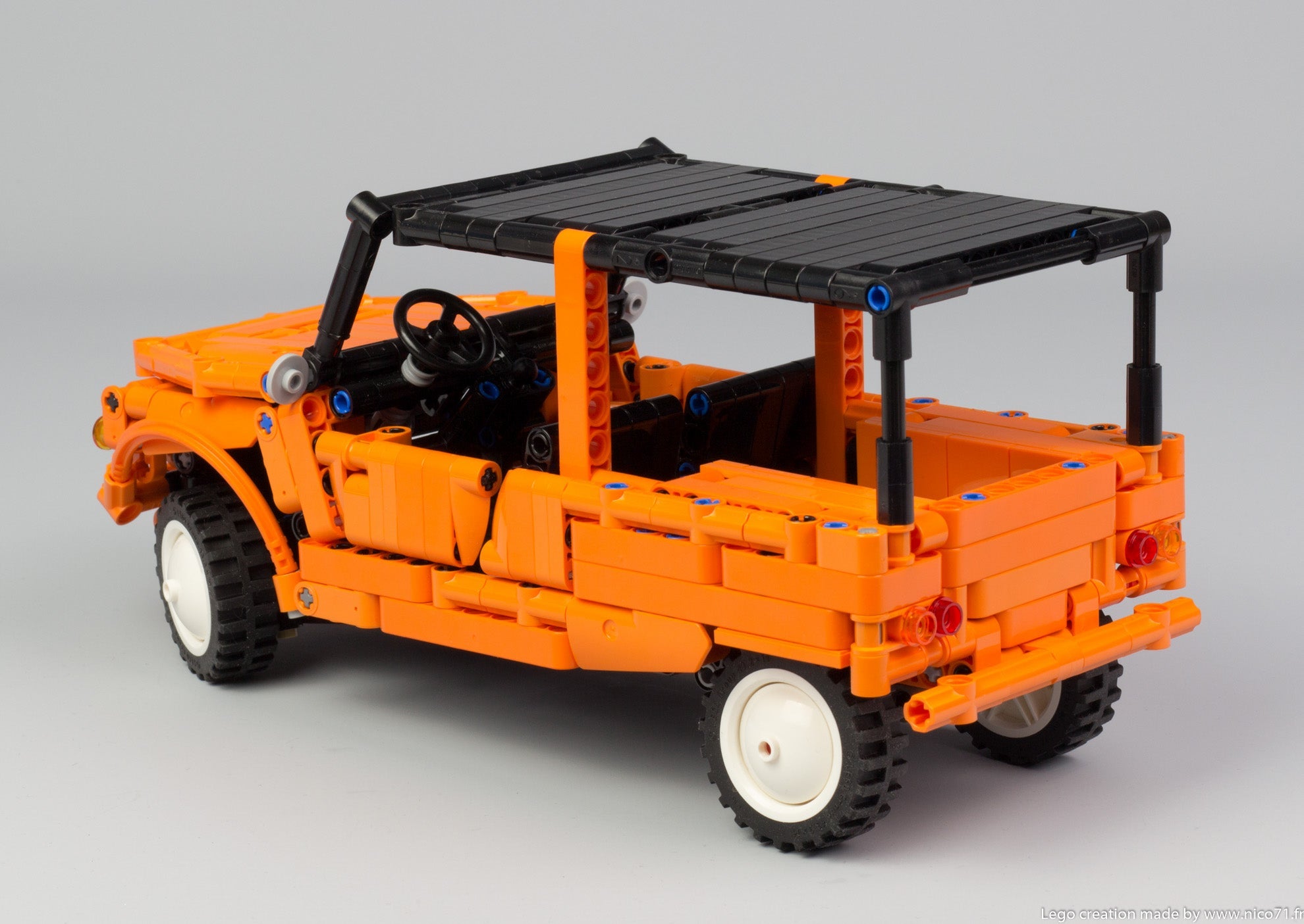 Citroen Mehari 1:10 | 733pcs-Building Blocks set -Turbo Moc