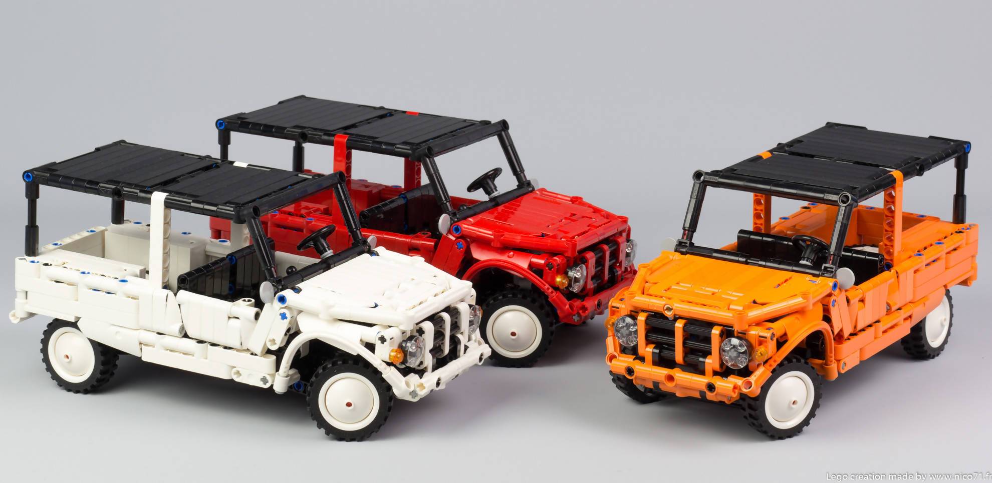 Citroen Mehari 1:10 | 733pcs-Building Blocks set -Turbo Moc