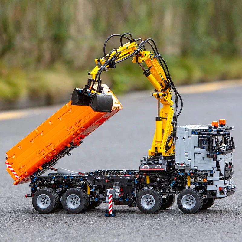 Clamshell Excavator Truck with Remote Control 2819pcs-Building Blocks set -Turbo Moc