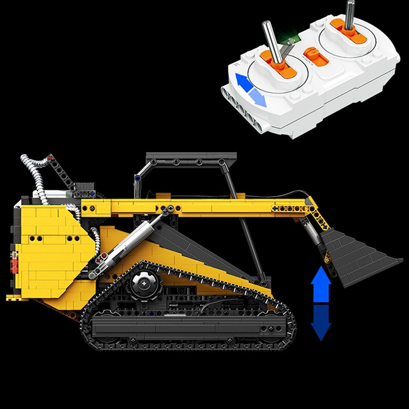 Compact Track Loader Remote Controlled 1800pcs-Building Blocks set -Turbo Moc