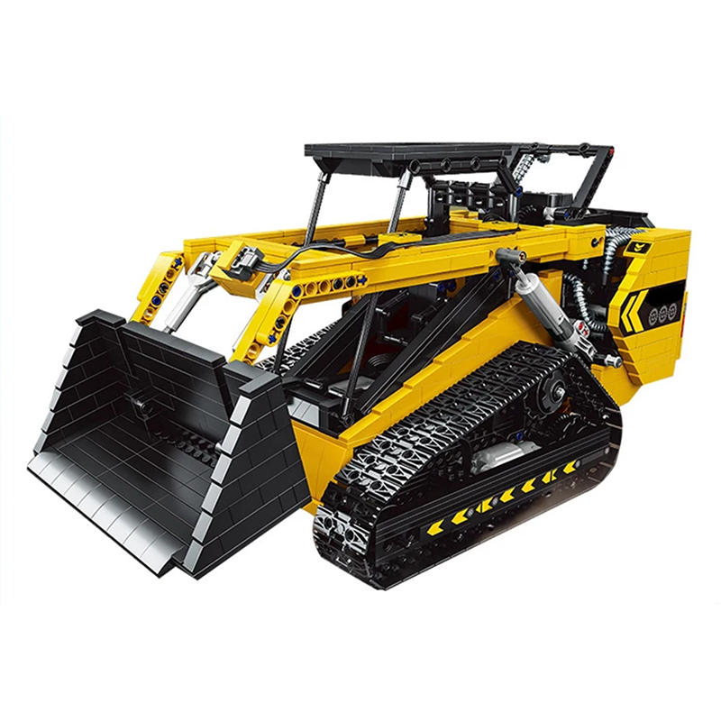 Compact Track Loader Remote Controlled - Building Blocks Set | Turbo Moc