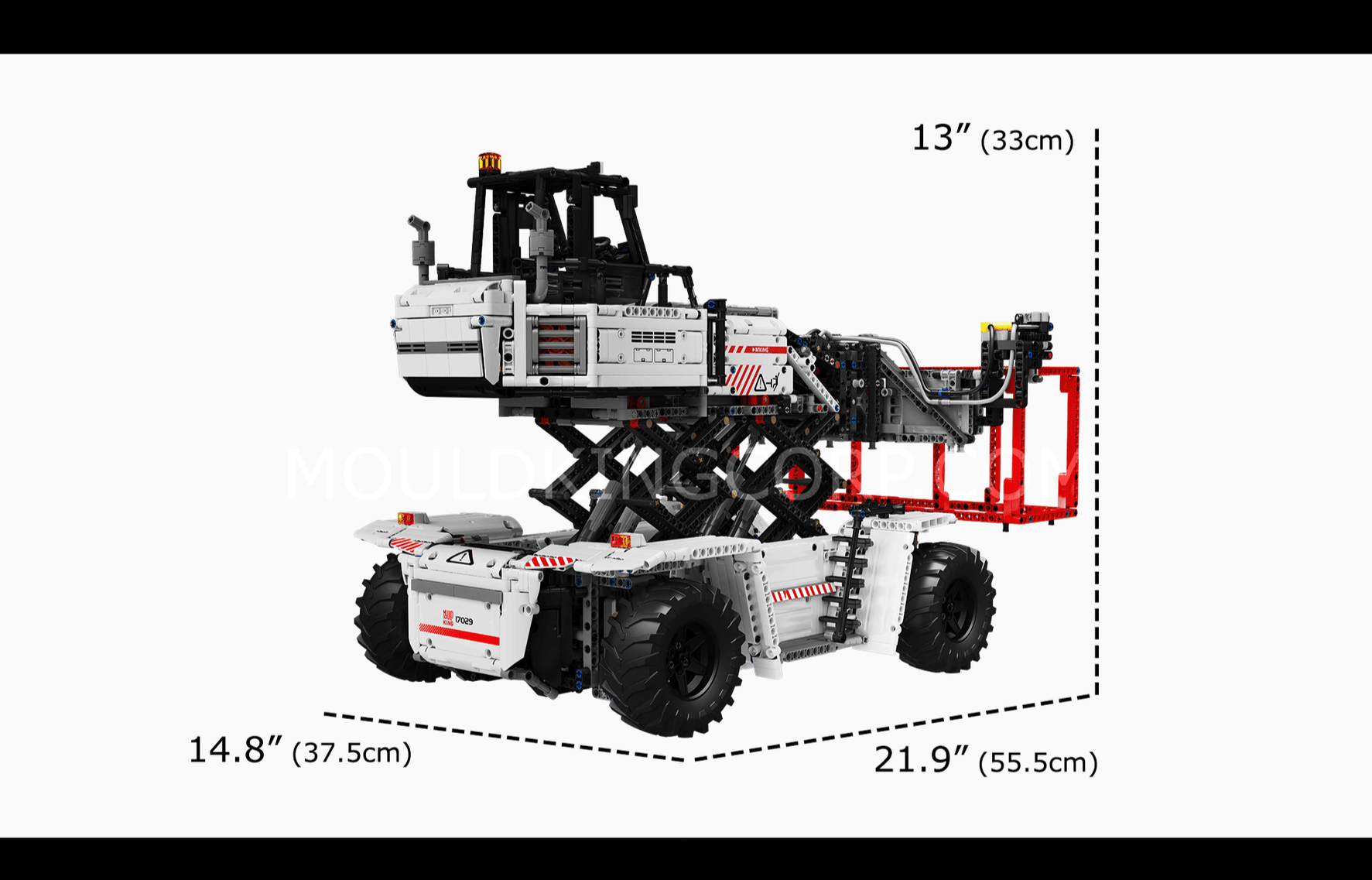 Container Forklift 17029/17030 4847pcs-Building Blocks set -Turbo Moc