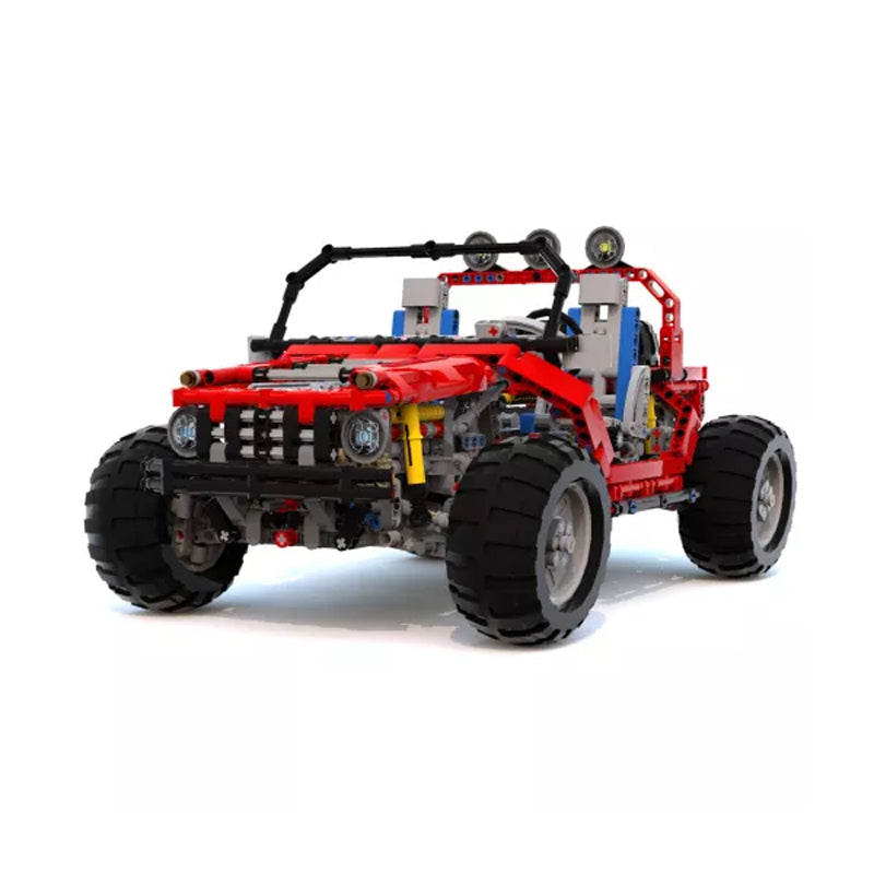 Convertible Off Road Buggy 1:8 | 252pcs-Building Blocks set -Turbo Moc