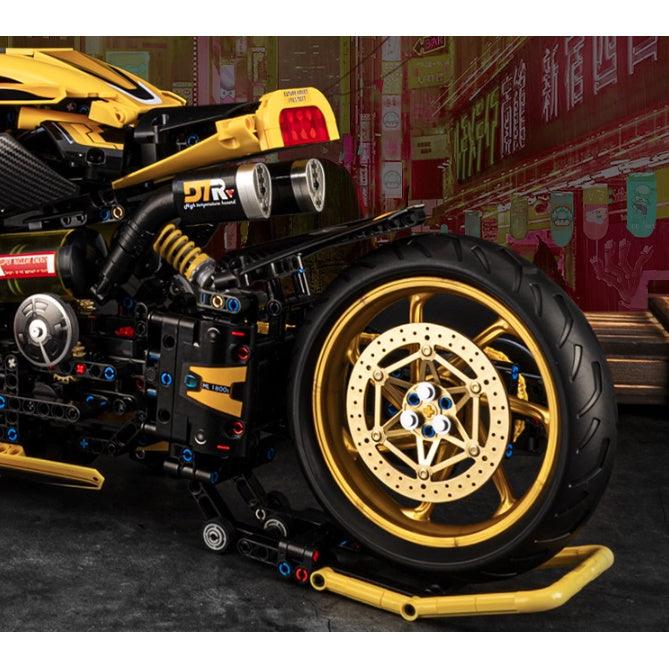 CyberPunk 2077 Motorcycle 1981pcs-Building Blocks set -Turbo Moc