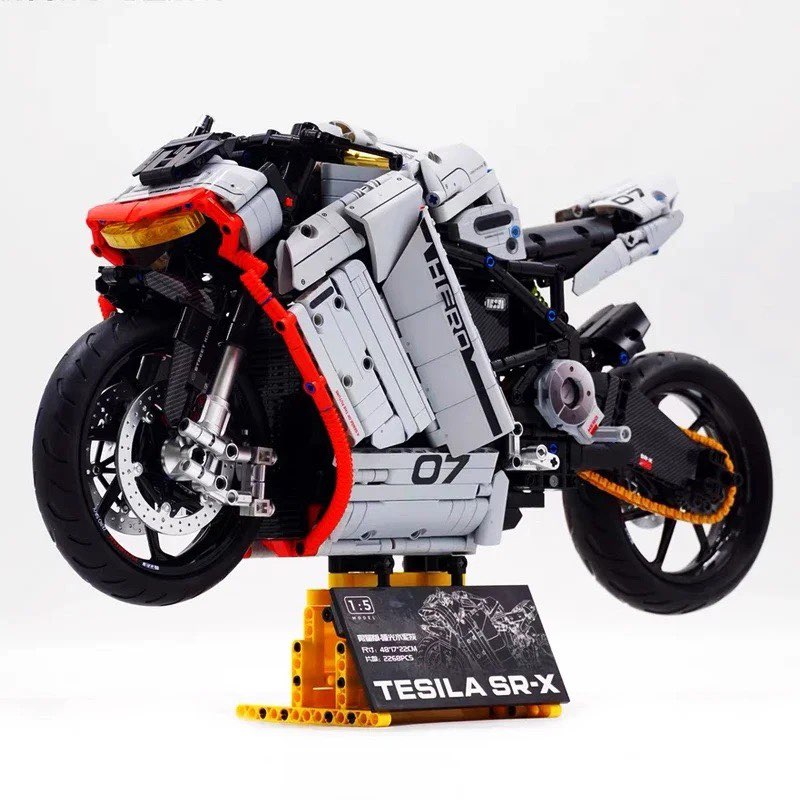 Cyberpunk Bike 2267pcs-Building Blocks set -Turbo Moc