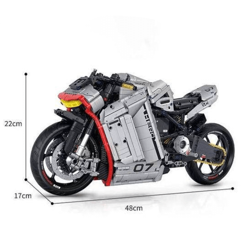 Cyberpunk Bike 2267pcs-Building Blocks set -Turbo Moc