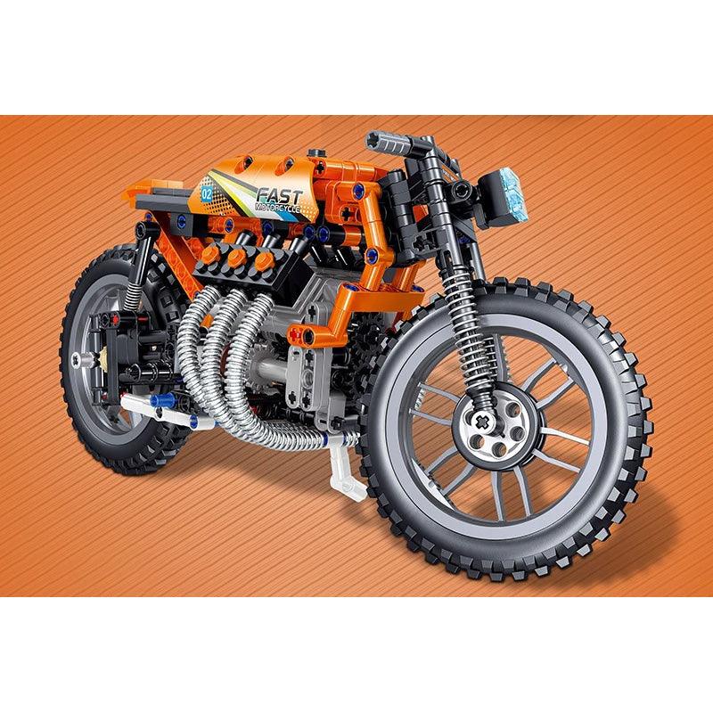 Cyberpunk bike concept 411pcs-Building Blocks set -Turbo Moc