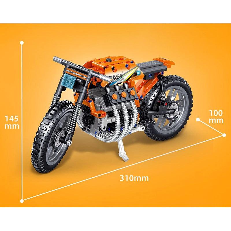 Cyberpunk bike concept 411pcs-Building Blocks set -Turbo Moc