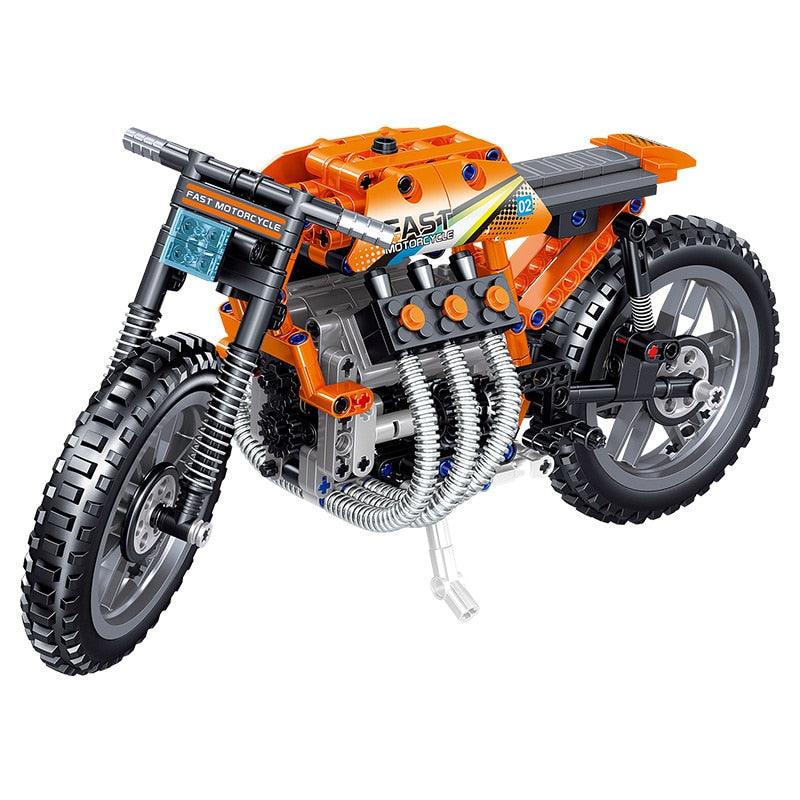 Cyberpunk bike concept 411pcs-Building Blocks set -Turbo Moc