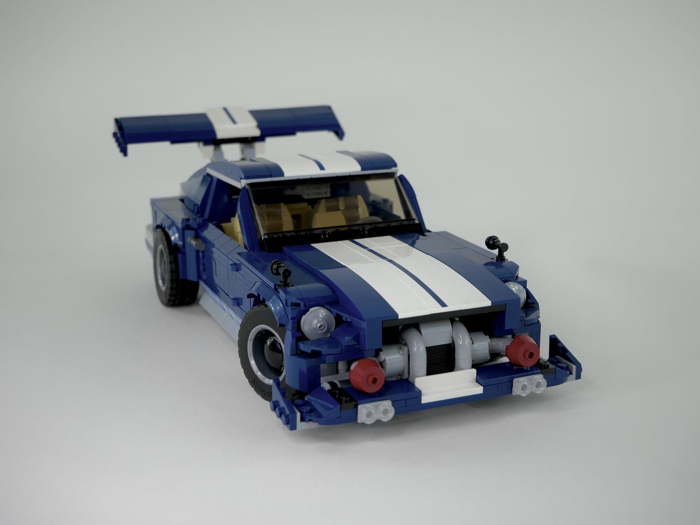 Datsun 240Z Royal Blue | 1471pcs-Building Blocks set -Turbo Moc