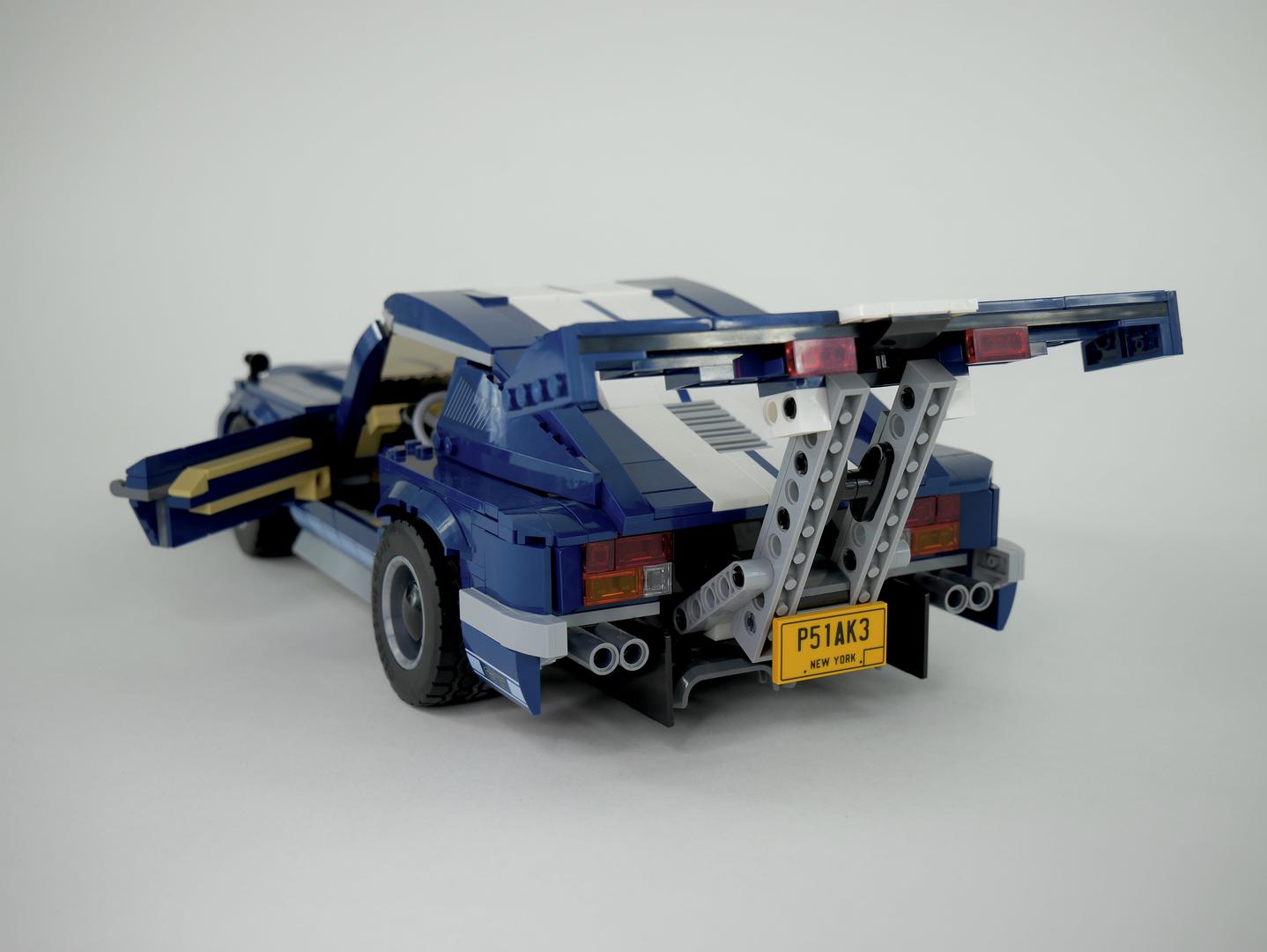 Datsun 240Z Royal Blue | 1471pcs-Building Blocks set -Turbo Moc