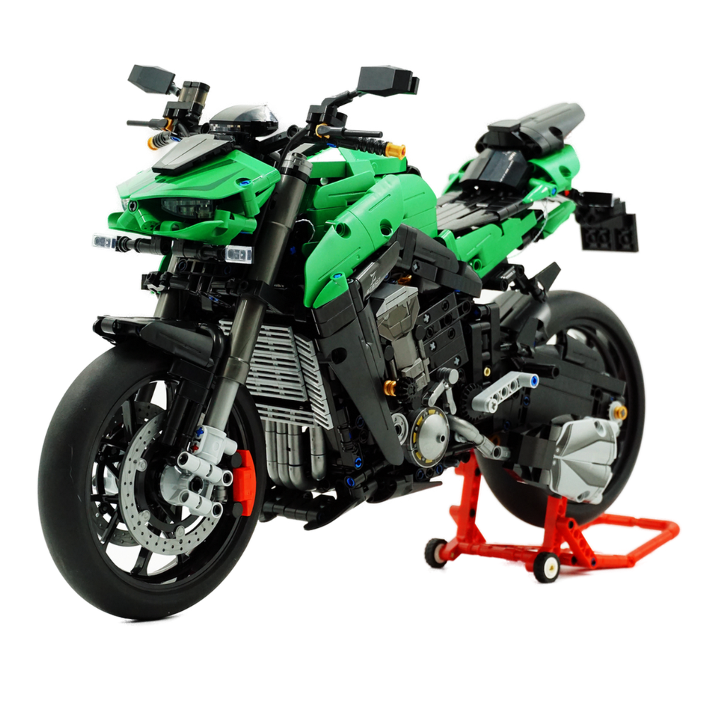 Kawasaki Z1000R 2088pcs-Building Blocks set -Turbo Moc