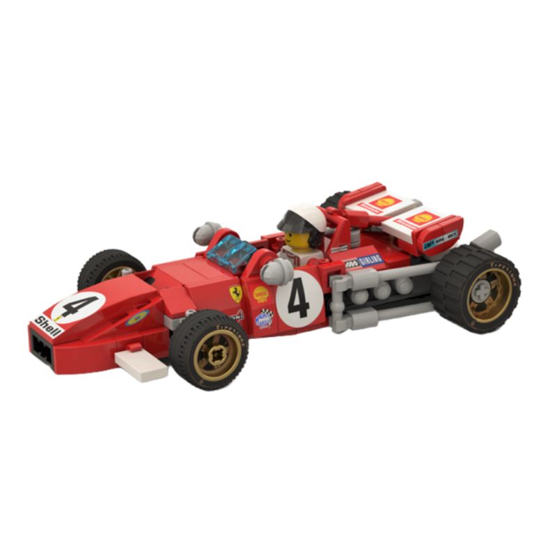 Ferrari 312B - 1970 Formula 1 | s set, compatible with Lego
