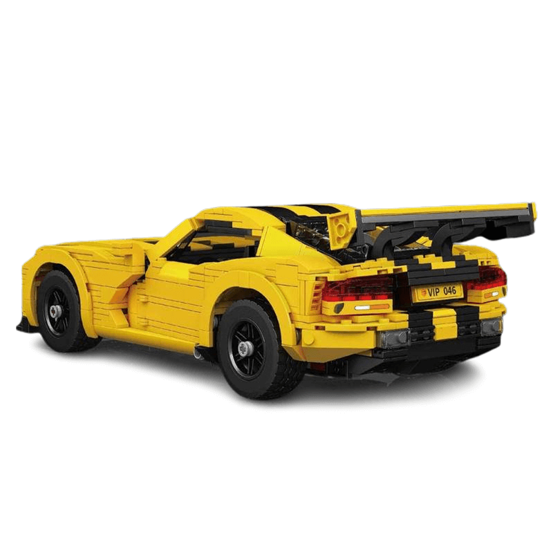 Dodge Viper ACR Yellow 1235pcs-Building Blocks set -Turbo Moc