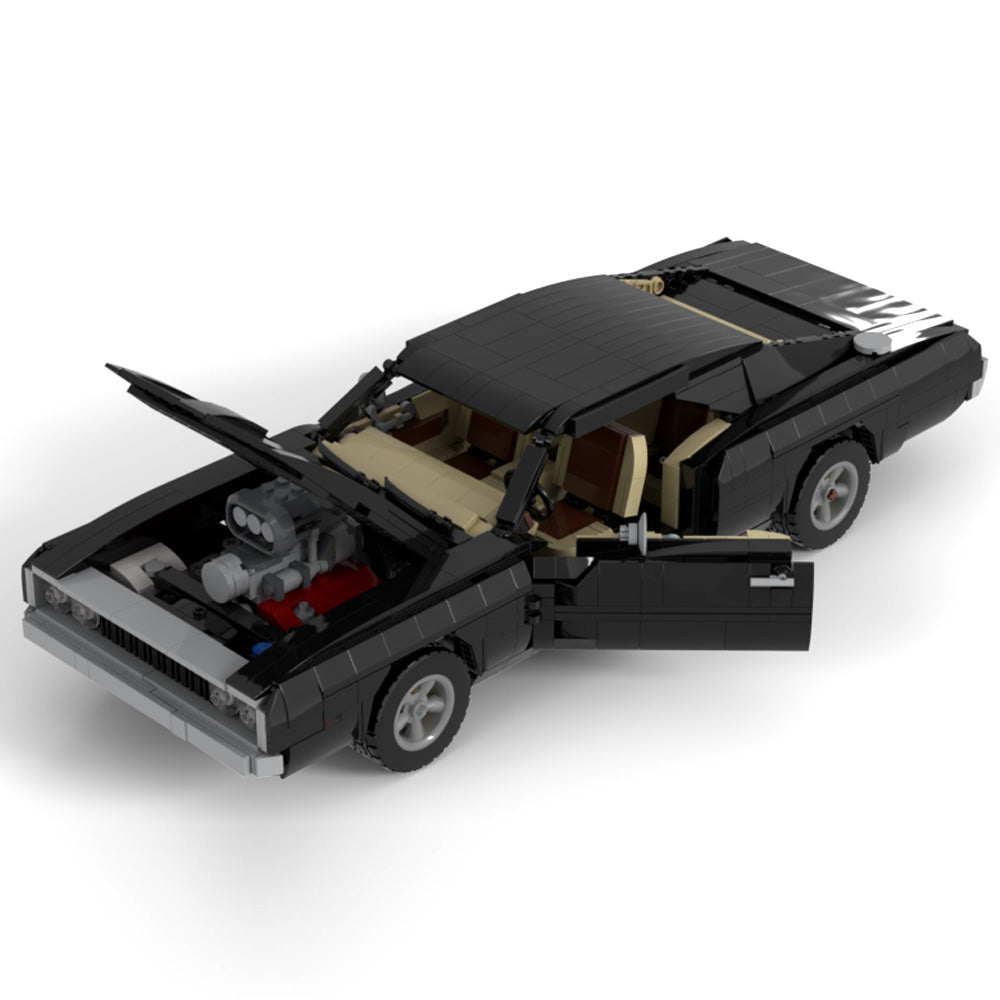 Dom's Dodge Charger | 1699pcs-Building Blocks set -Turbo Moc