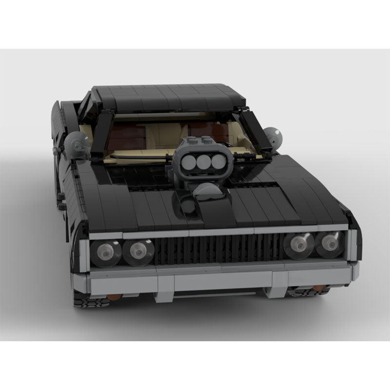 Dom's Dodge Charger | 1699pcs-Building Blocks set -Turbo Moc