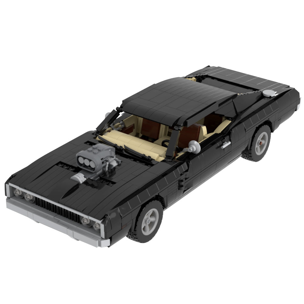 Dom's Dodge Charger | 1699pcs-Building Blocks set -Turbo Moc