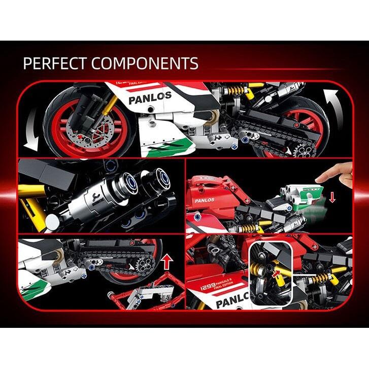 Ducati 1299 Panigale 803pcs-Building Blocks set -Turbo Moc