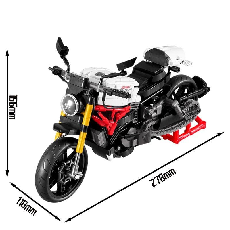 Ducati Monster 821 752pcs-Building Blocks set -Turbo Moc