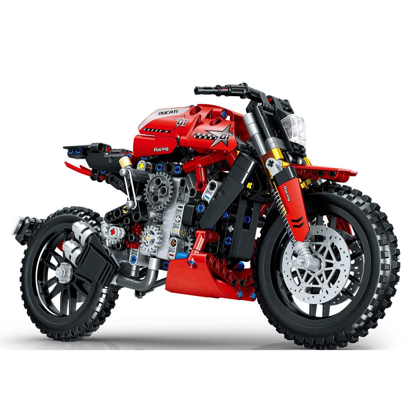 Ducati Monster Custom 620pcs-Building Blocks set -Turbo Moc