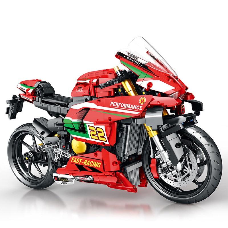 Ducati Panigale V4R 1966pcs-Building Blocks set -Turbo Moc