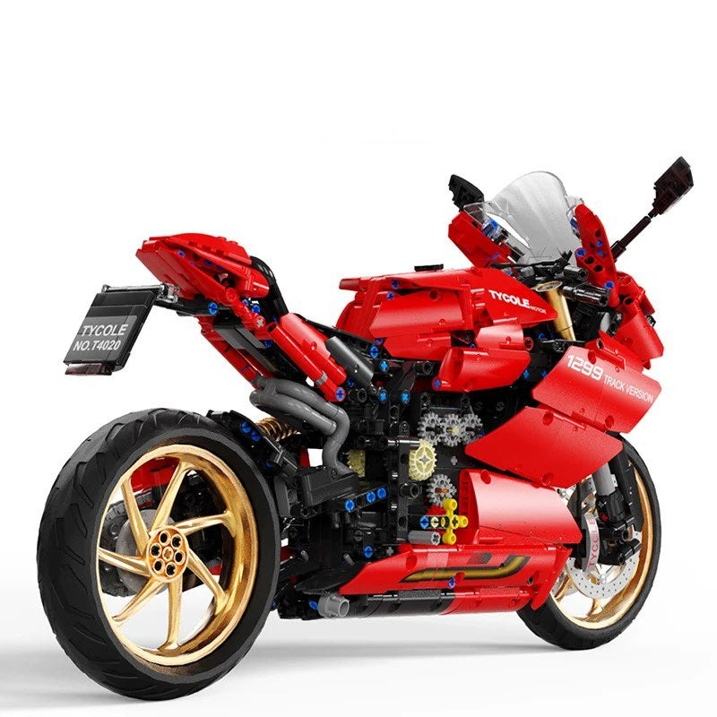 Ducati V4 Panigale 1808pcs-Building Blocks set -Turbo Moc