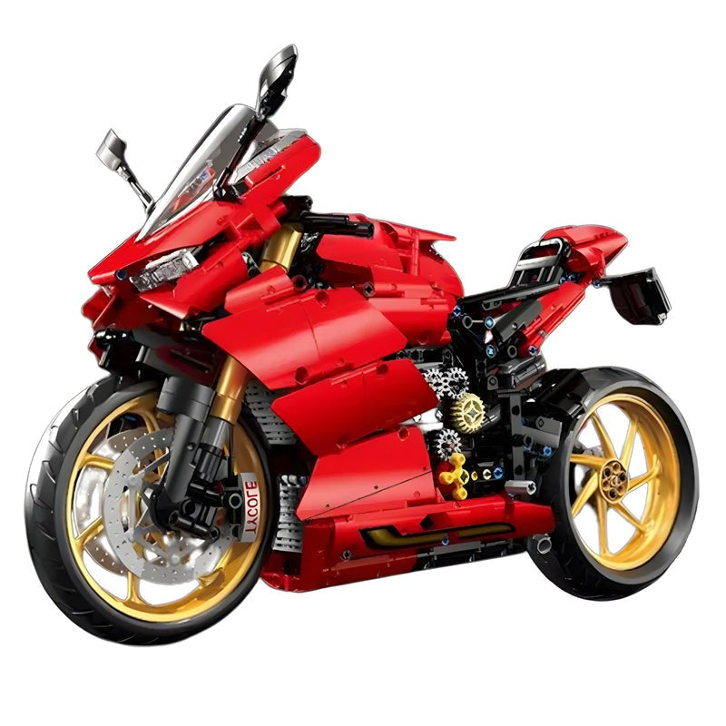 Ducati V4 Panigale 1808pcs-Building Blocks set -Turbo Moc