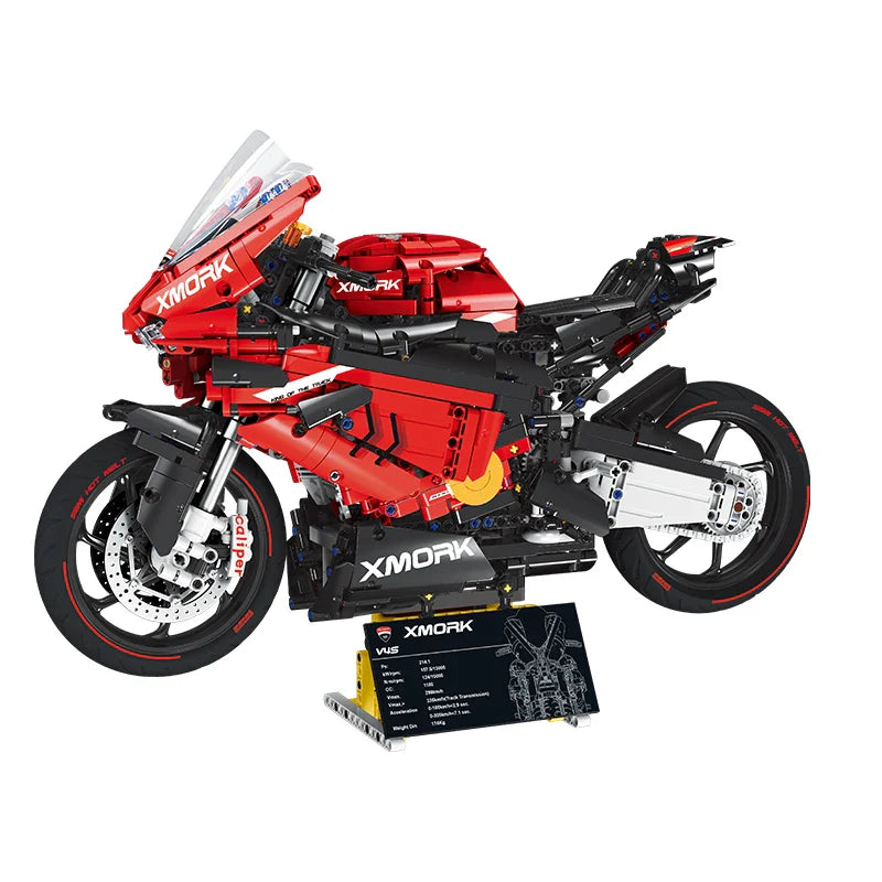 Ducati V4S 2008pcs-Building Blocks set -Turbo Moc