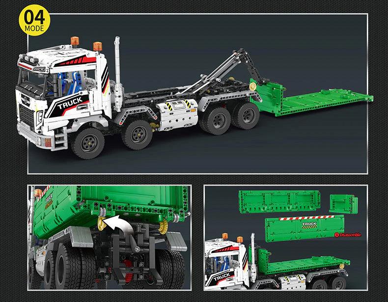 Dump Truck w/ Trailer 2950pcs-Building Blocks set -Turbo Moc