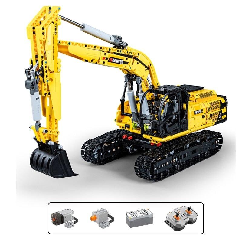 Excavator 1702pcs-Building Blocks set -Turbo Moc