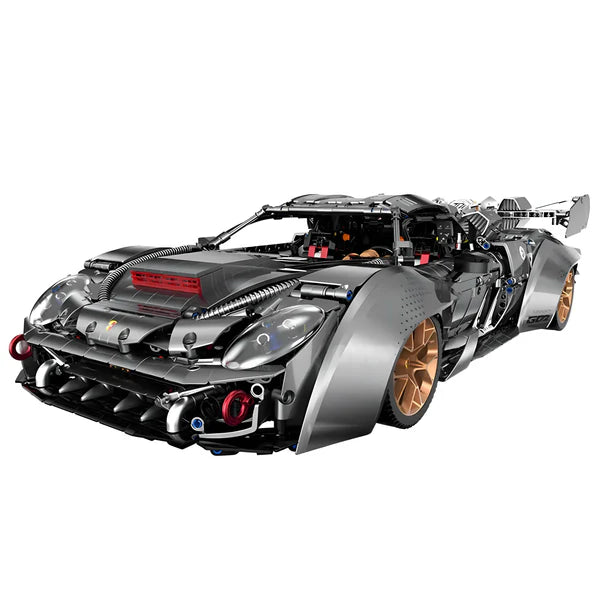 Porsche 918 Cyberpunk Concept - Building Blocks Set | Turbo Moc