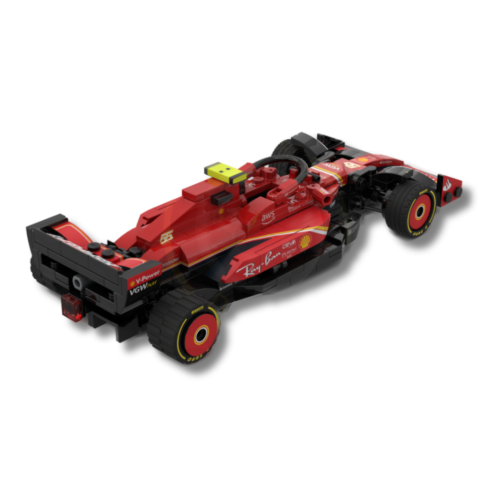 F1 Ferrari SF-24 2024 303pcs-Building Blocks set -Turbo Moc