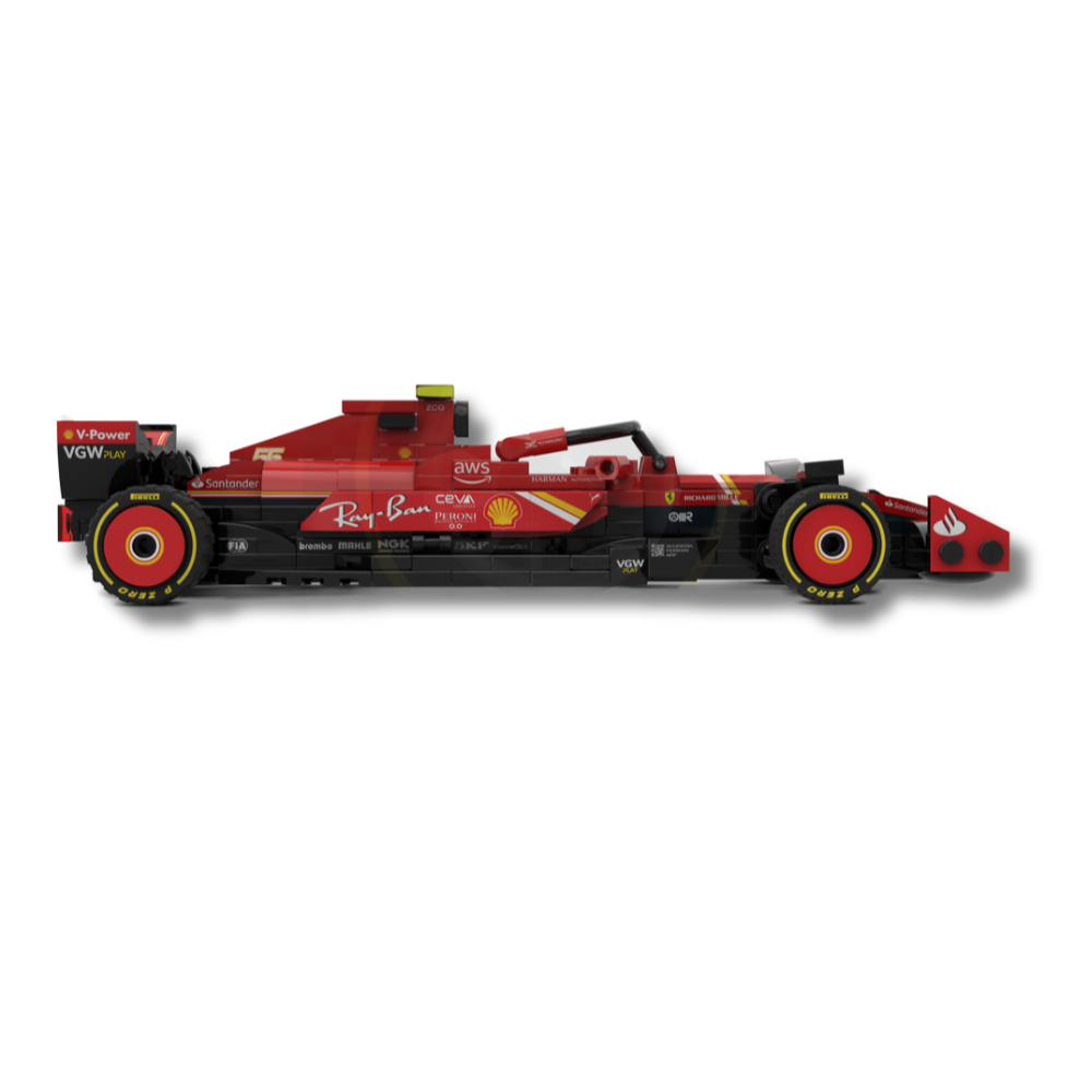 F1 Ferrari SF-24 2024 303pcs-Building Blocks set -Turbo Moc