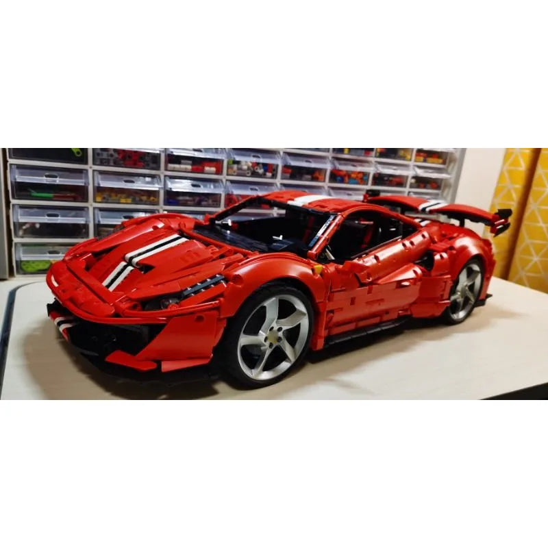 Ferrari 488 Pista | 3452pcs-Building Blocks set -Turbo Moc